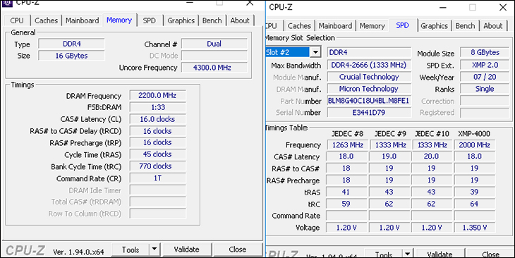 Ballistix MAX RGB 16GB Kit DDR4-4000 Review 389