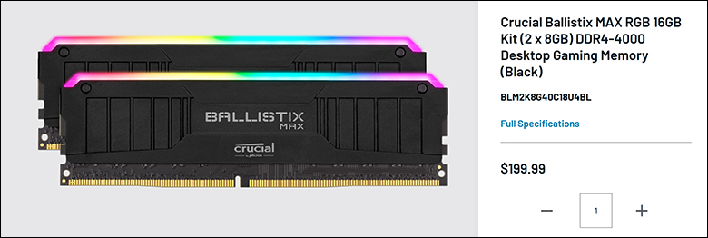 Ballistix MAX RGB 16GB Kit DDR4-4000 Review 41