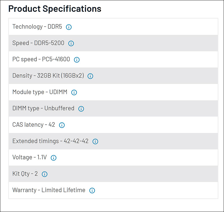 Crucial DDR5-5200 CL42 Review 215