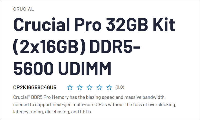 Crucial Pro DDR4 and DDR5 Review 360