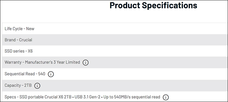 Crucial X6 2TB External SSD Review 307