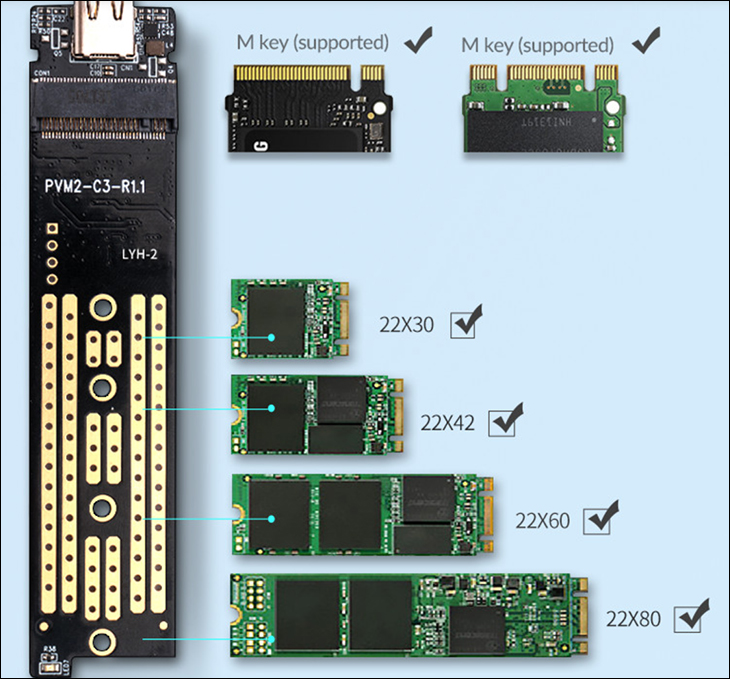 Orico USB to M2 adapters Review 36