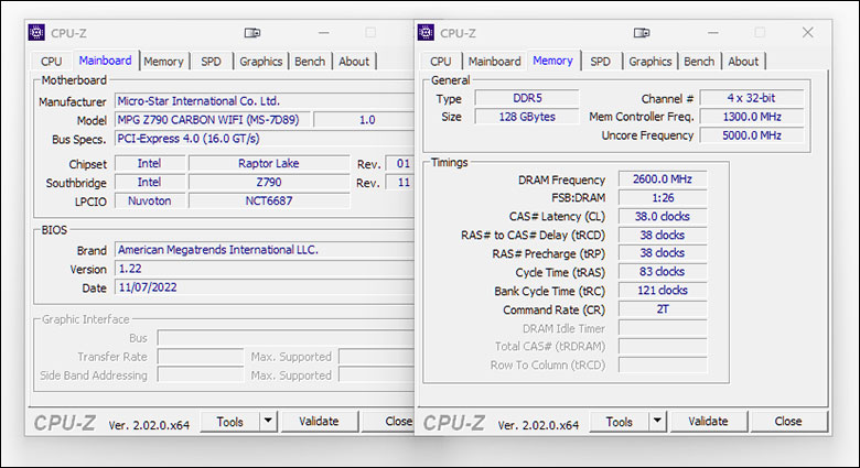 MSI MPG Z790 CARBON WIFI Review 222