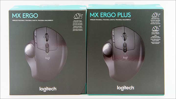Logitech MX Ergo & MX Ergo Plus vs M570 vs ELECOM 39