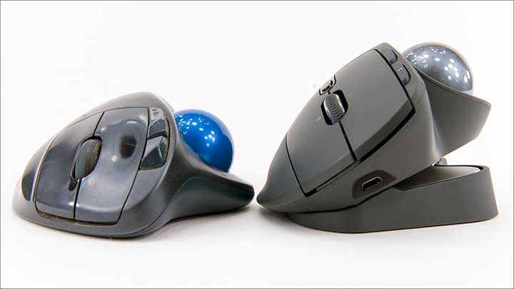 Logitech MX Ergo & MX Ergo Plus vs M570 vs ELECOM 61