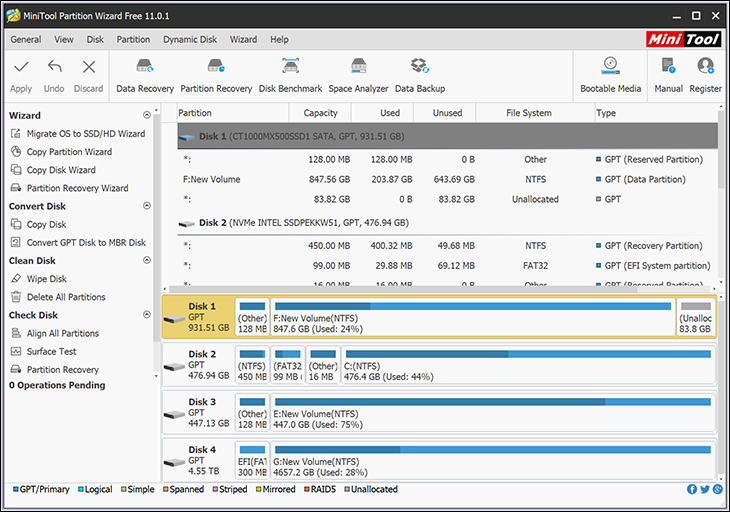 MiniTool Partition Wizard Free & Pro v11 Review 29