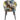 Chair with Armrest Peony Flower Yellow