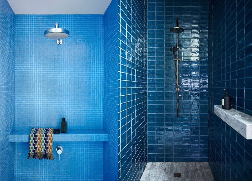 Go Bold with a Blue Bathroom for 2020