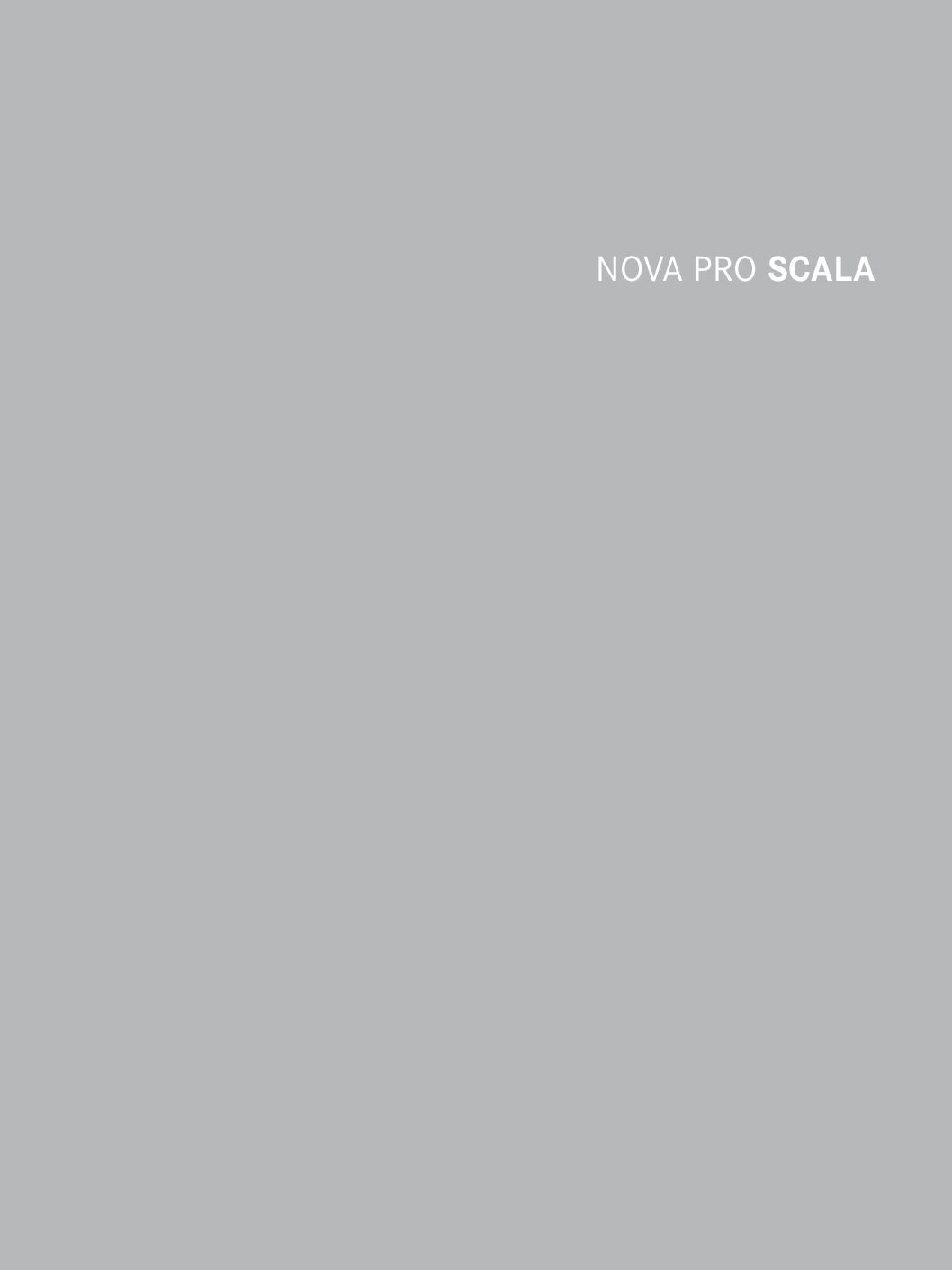 Grass: NOVA PRO SCALA