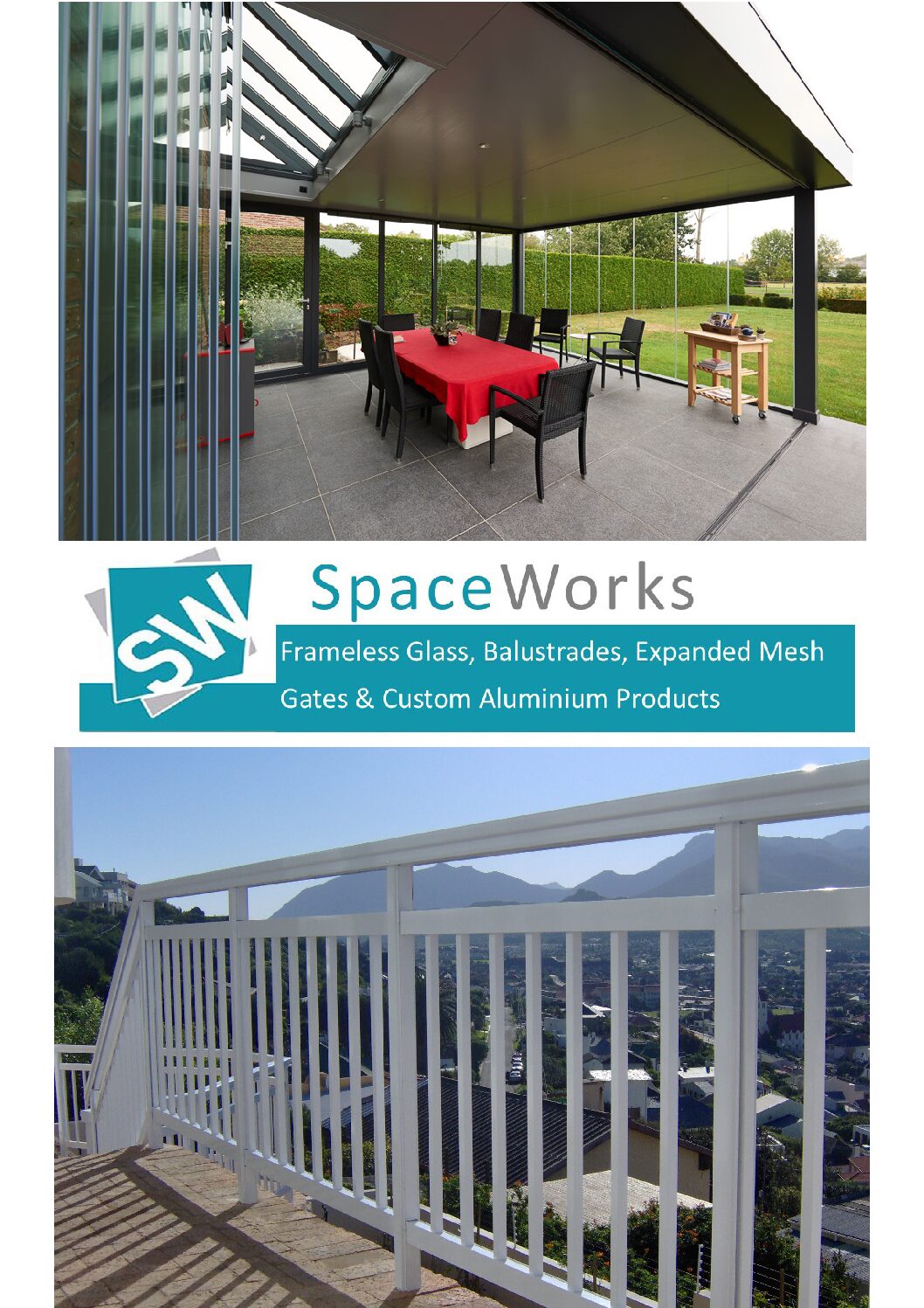 Spaceworks Frameless Glass & Aluminium