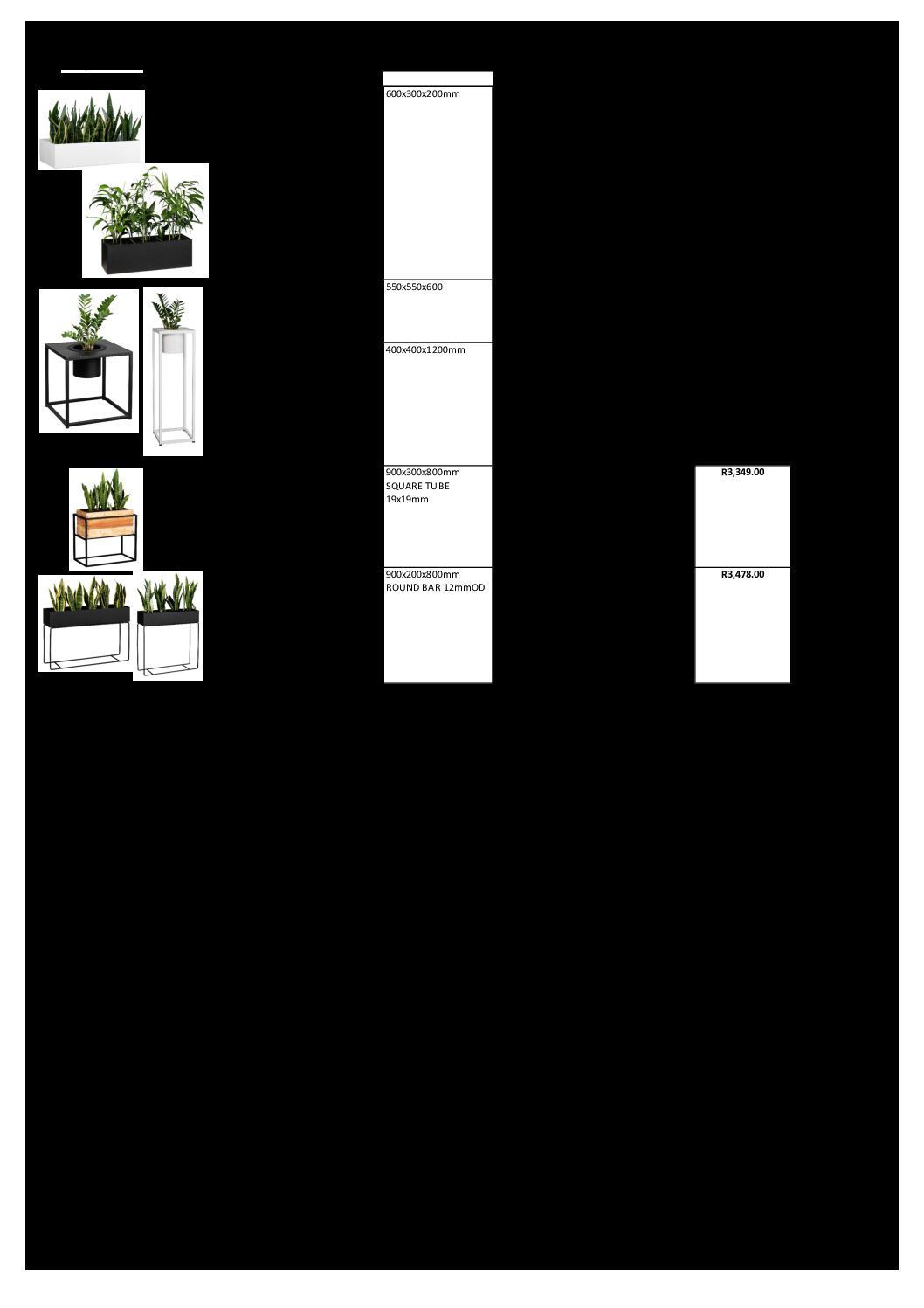 Krost Planter Range