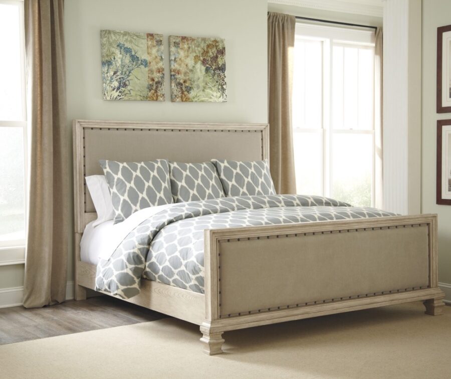 demarlos-king-upholstered-panel-bed demarlos-king-upholstered-panel-bed