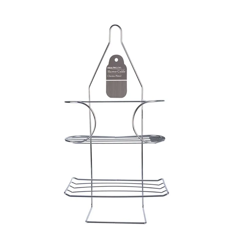 Shower Caddy Bathroom Accessories Chrome Plated 2 Shelves Leroy Merlin SA Decor & Design