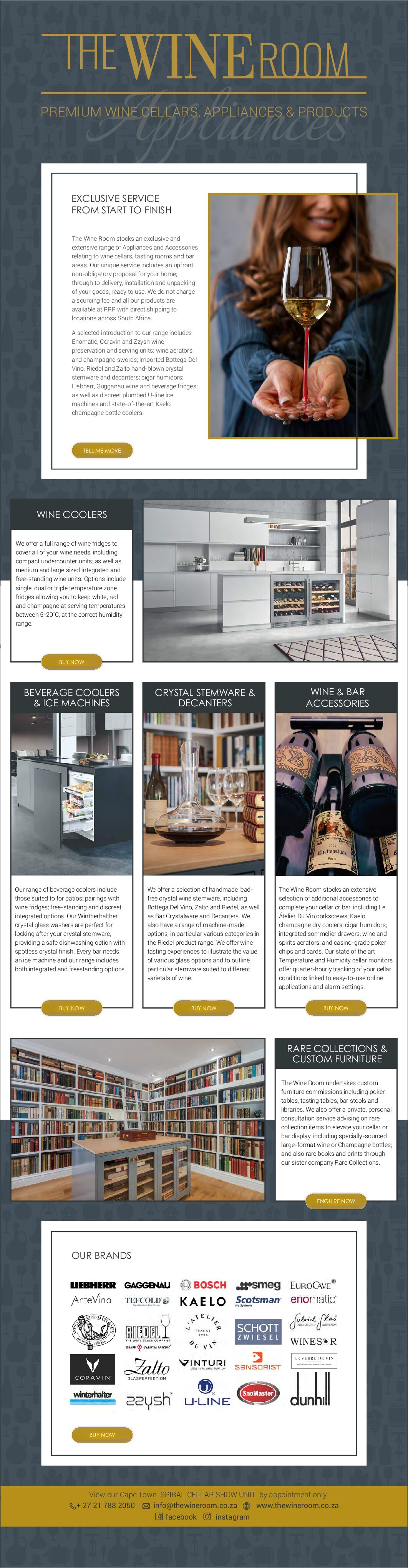 The Wine Room- Appliances and Accessories