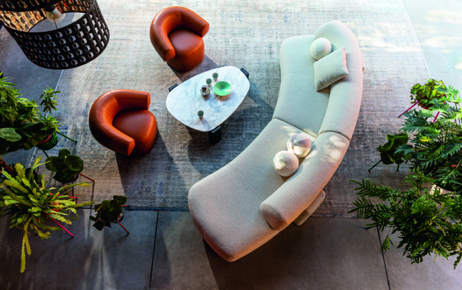 Patricia Urquiola Designs a Sofa for Moroso Inspired by Japanese Stones