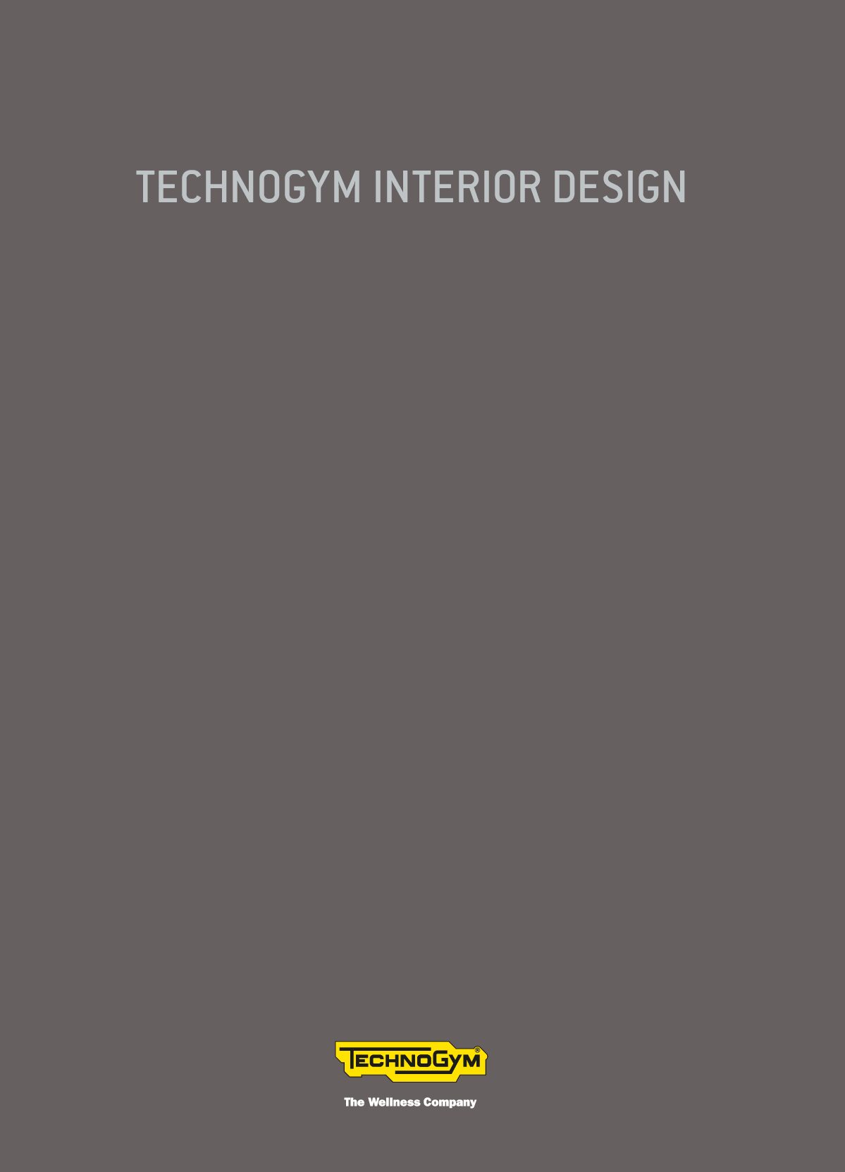 Technogym Interior Design Catalogue