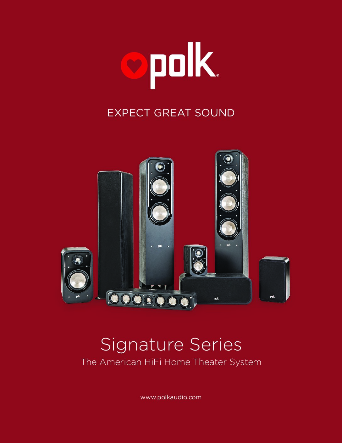 Homemation Polk Signature Series Product Info Sheet