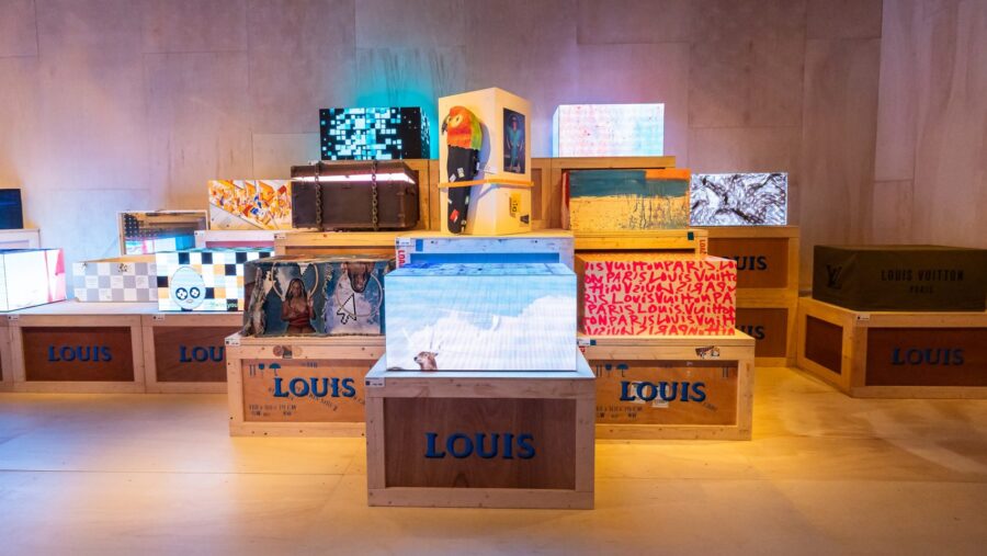 Louis Vuitton iconic luggage trunks - SA Decor & Design