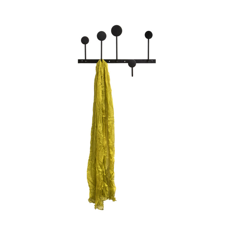 black-epoxy-round-disc-coat-hook-with-scarf black-epoxy-round-disc-coat-hook-with-scarf