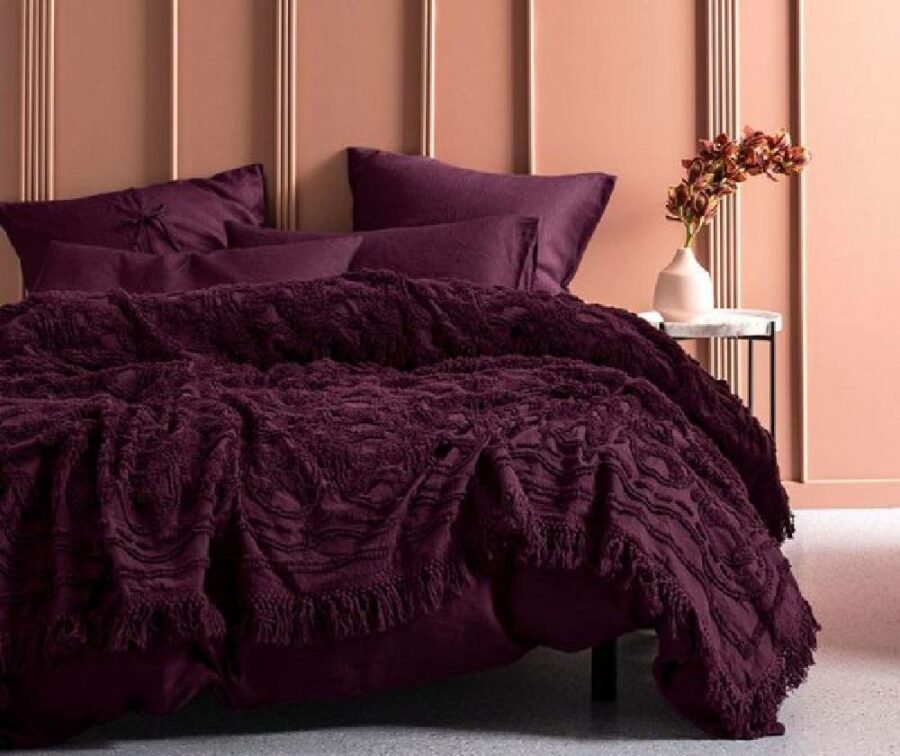 linen-house-somers-wine-bedspread linen-house-somers-wine-bedspread