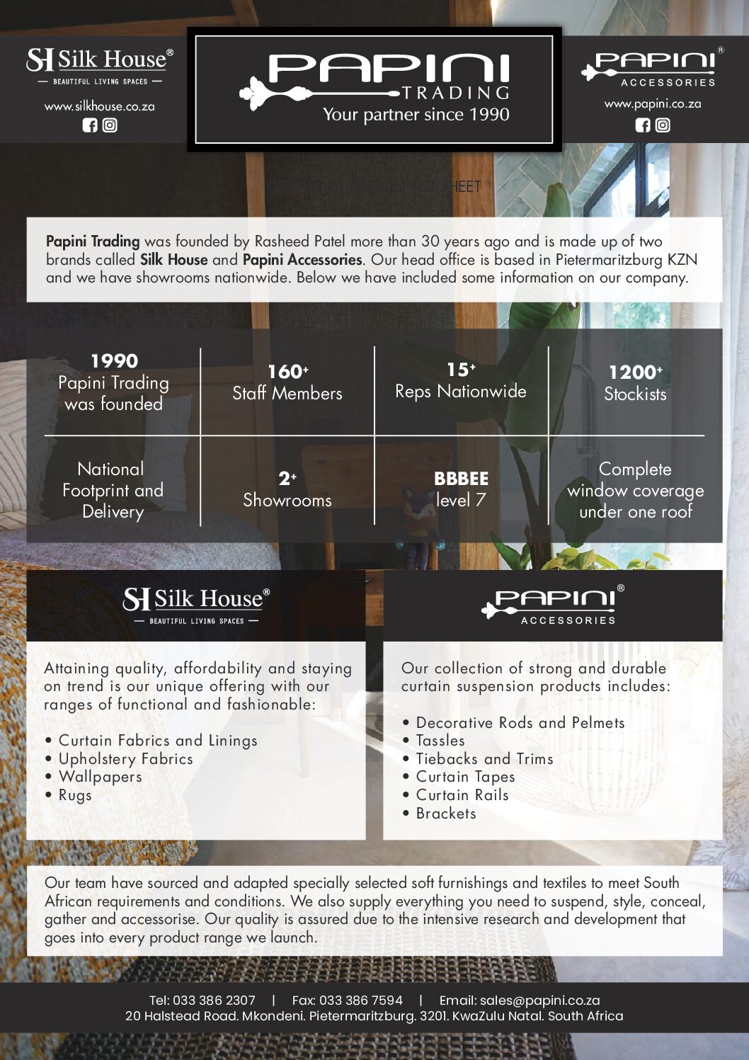 Silk House-Company Profile Fact Sheet