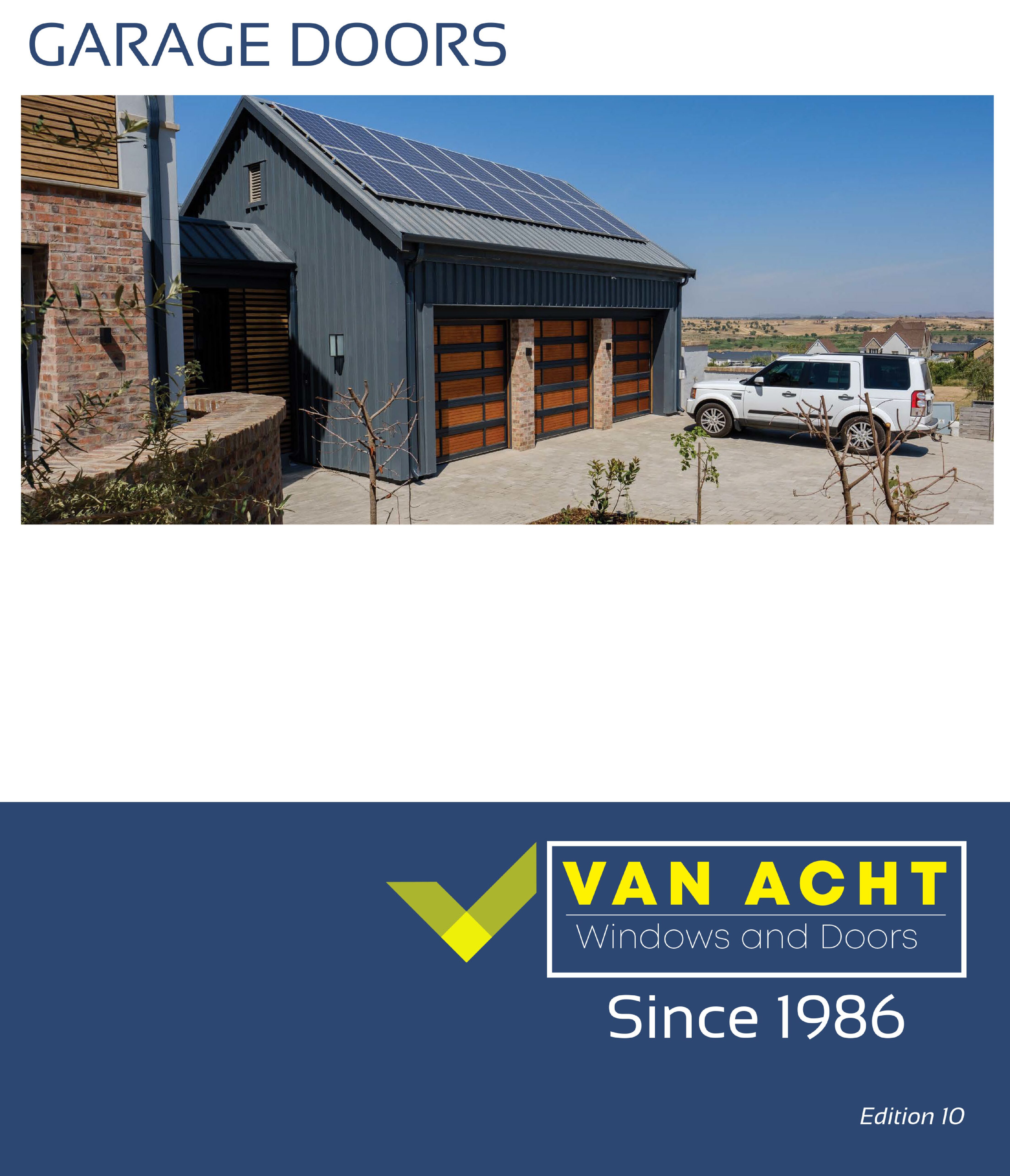 Van Acht Windows and Doors-Garage Door Brochure