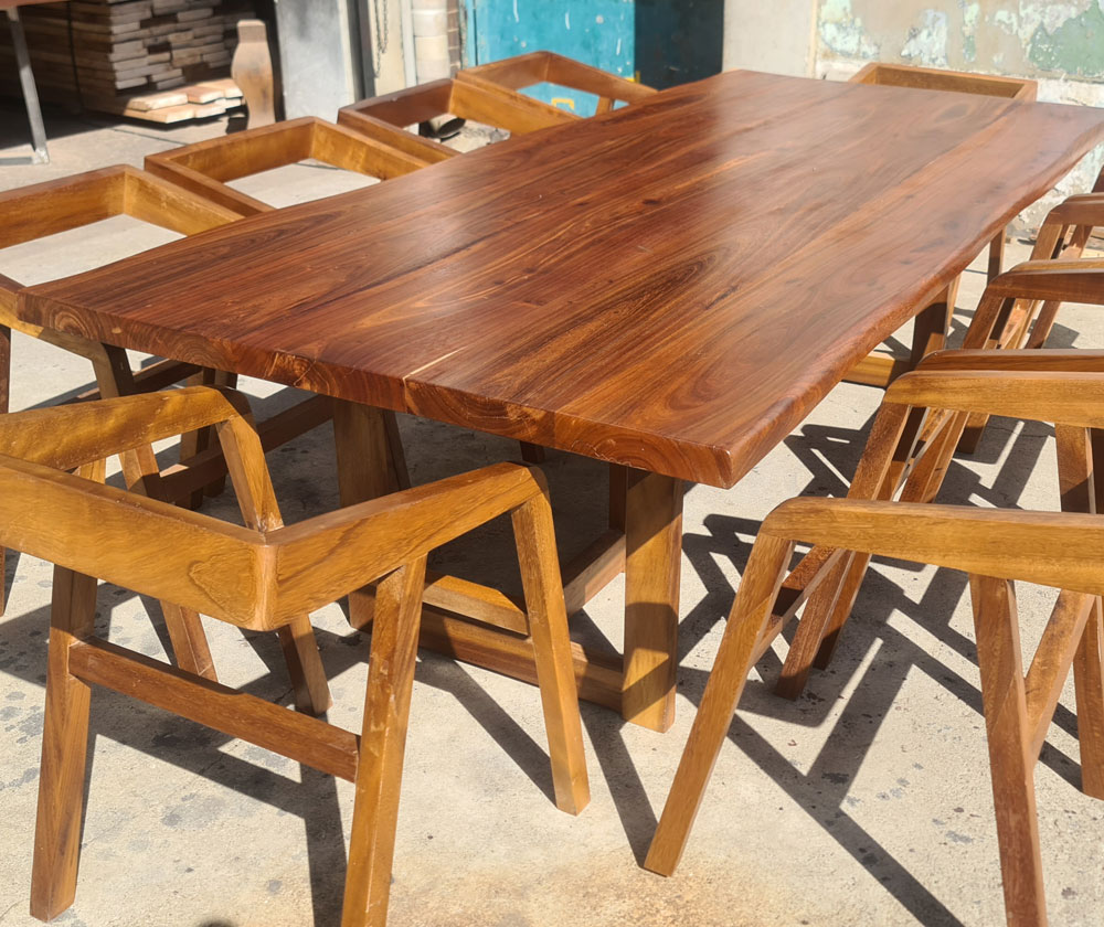 Rectangular 8 Seater Dining Table Timbergold SA Decor & Design