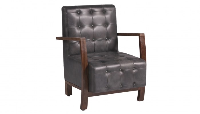mabibach-occassonal-grey-leather-chair mabibach-occassonal-grey-leather-chair
