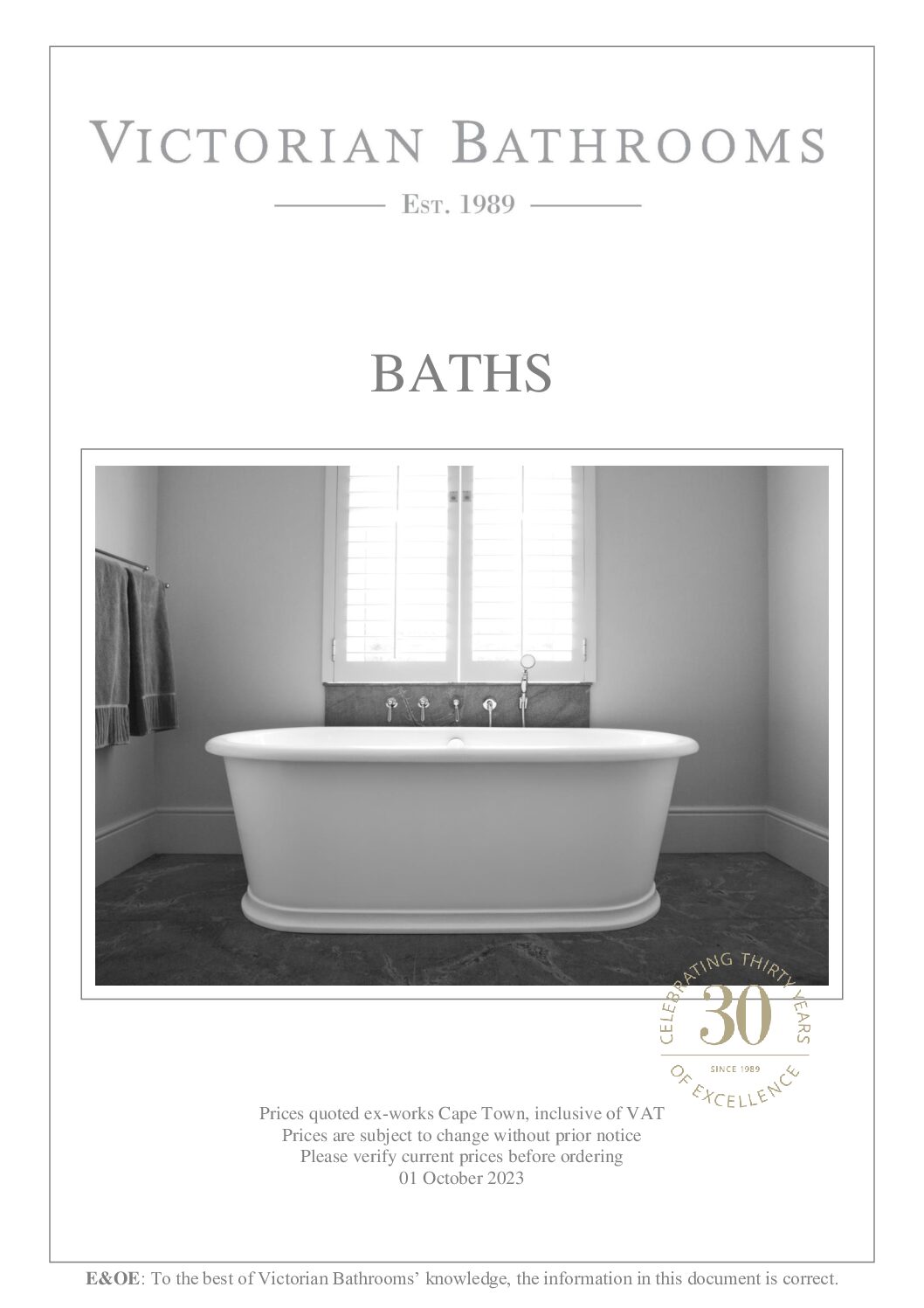 Victorian Bathroom – Baths – Catalogue