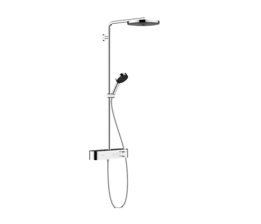 Hansgrohe-Pulsify S Showerpipe 260 1jet EcoSmart with ShowerTablet Select Hansgrohe-Pulsify S Showerpipe 260 1jet EcoSmart with ShowerTablet Select