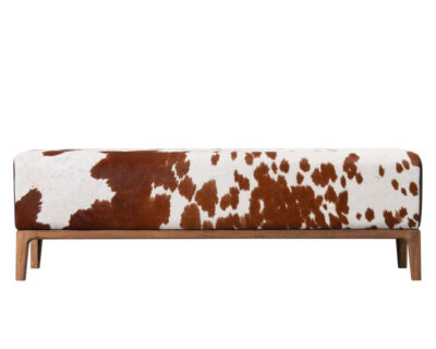 Large Cole Ottoman – Nguni Brown Large Cole Ottoman – Nguni Brown