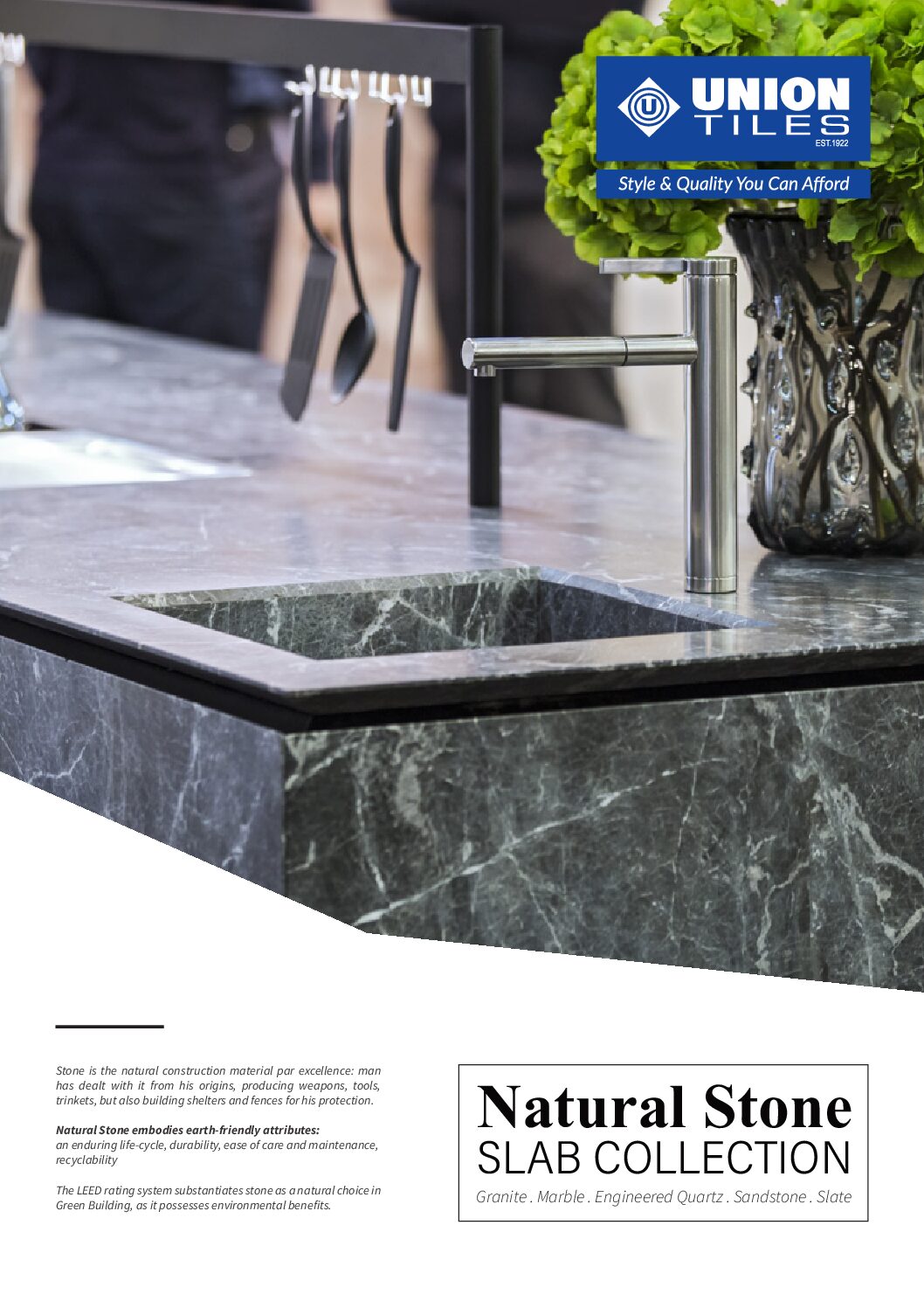 Union Tiles Natural Stone Slab Collection Brochure