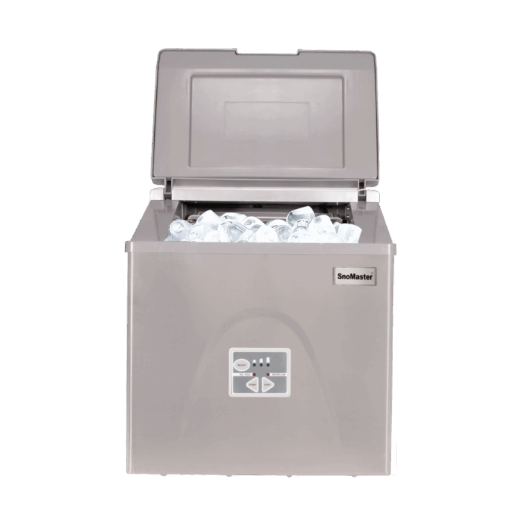 SnoMaster 20Kg/24Hr CounterTop Bullet Type IceMaker Stainless