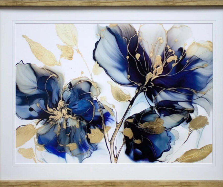 Navy-And-Gold-Framed-Prints Navy-And-Gold-Framed-Prints