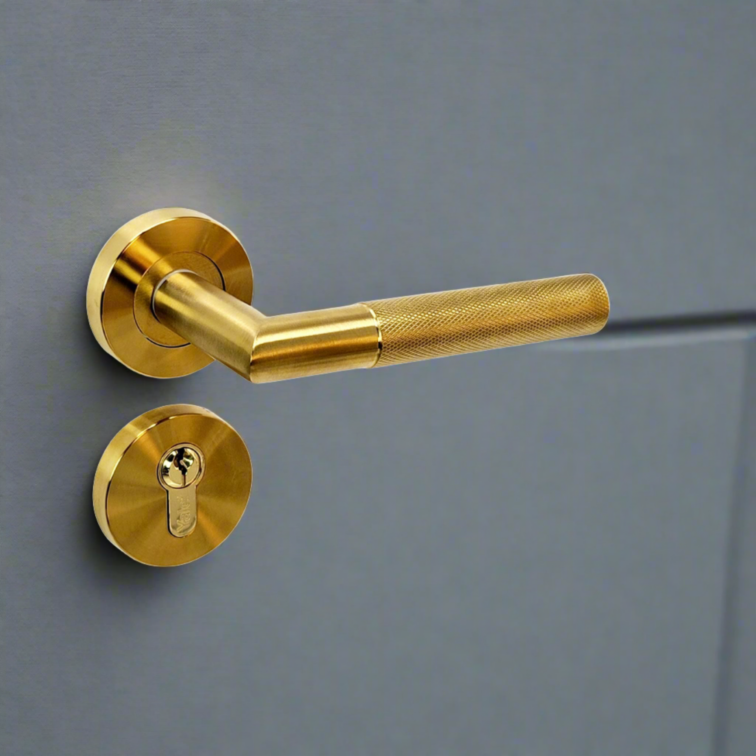 Introducing Decor Handles' New Range of Knurled Door Handles on Rose ...