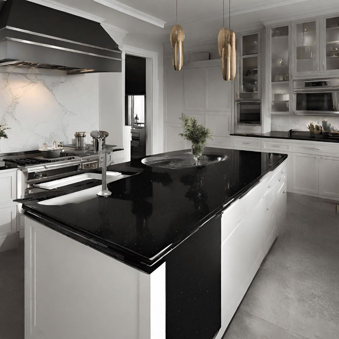 Ebony Quartz Countertops Pinnacle Stone Sa Decor And Design 