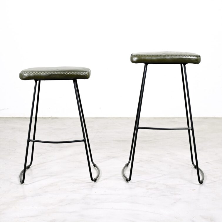 Sahara Leather Bar Counter Stool Sahara Leather Bar Counter Stool