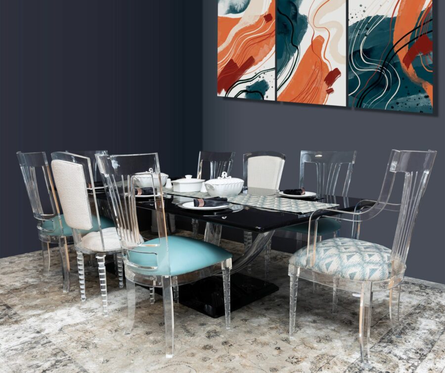 the-black-elephant-tusk-glossy-acrylic-dining-table the-black-elephant-tusk-glossy-acrylic-dining-table