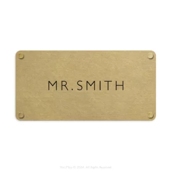 Brass Door Sign Custom Engraving Brass Door Sign Custom Engraving