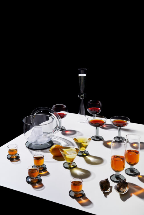 PUCK glassware collection. 