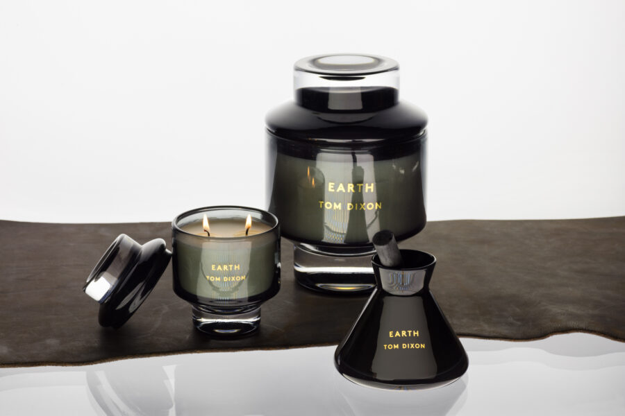 ELEMENTS Earth Candles and Diffuser. 