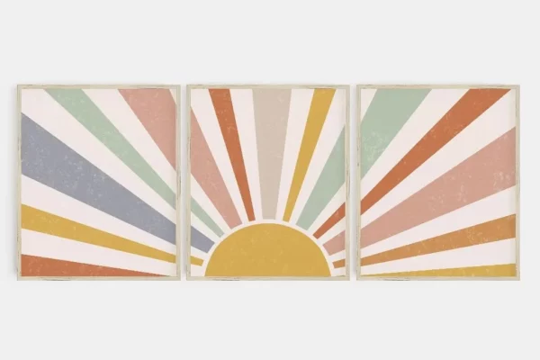 Colourful Sun A3 Artwork-1 Colourful Sun A3 Artwork-1