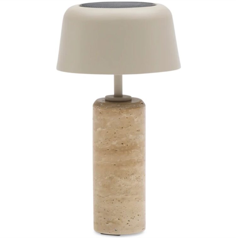 spark-lamp-cone-travertine-26cm spark-lamp-cone-travertine-26cm