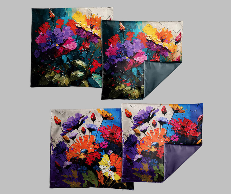 Scatters set of 4 Scatters set of 4