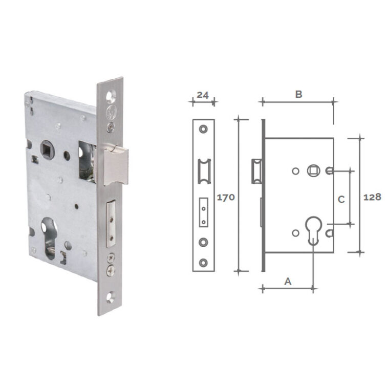 Door Locks-Sash Locks-IW2207SS Door Locks-Sash Locks-IW2207SS