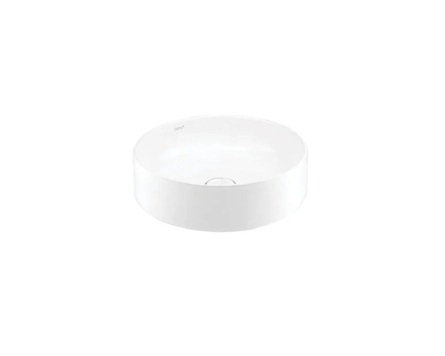 cotto-sensation-round-white-counter-top-basin-without-tap-hole-405x405x110mm cotto-sensation-round-white-counter-top-basin-without-tap-hole-405x405x110mm