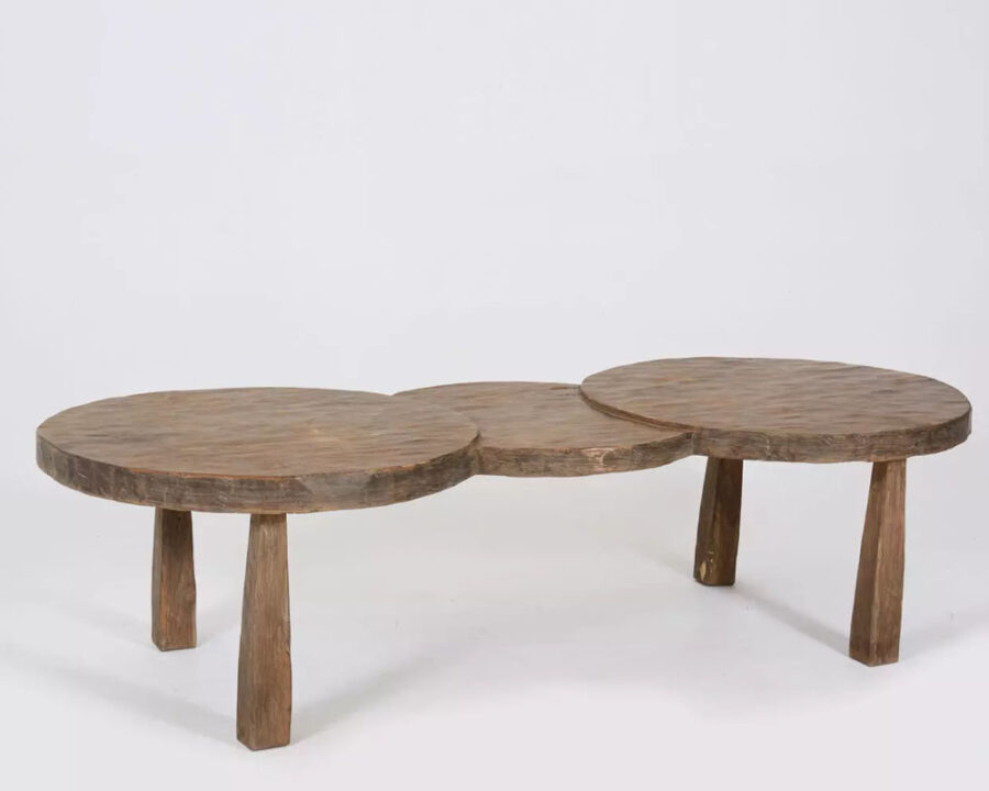 la-grange-3-circle-coffee-table–wood–unique–l176xd74xh46cm la-grange-3-circle-coffee-table–wood–unique–l176xd74xh46cm