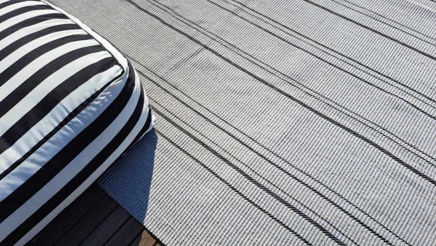 shuttleworth-ficus-polypropylene-rug-in-silver-with-charcoal-stripes-1 shuttleworth-ficus-polypropylene-rug-in-silver-with-charcoal-stripes-1