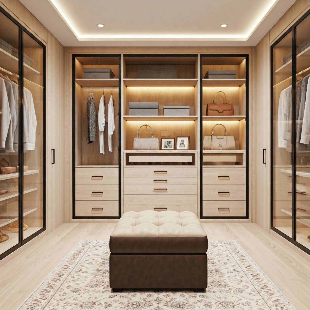 Curated visual reference: Visual Reference: Illuminate Your Closet Dreams How Lighting Transforms A Walk In