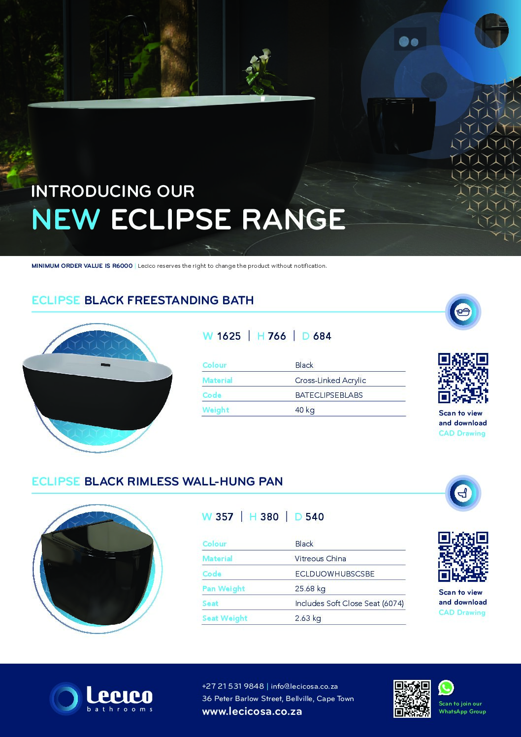 Lecico Eclipse Range Catalogue